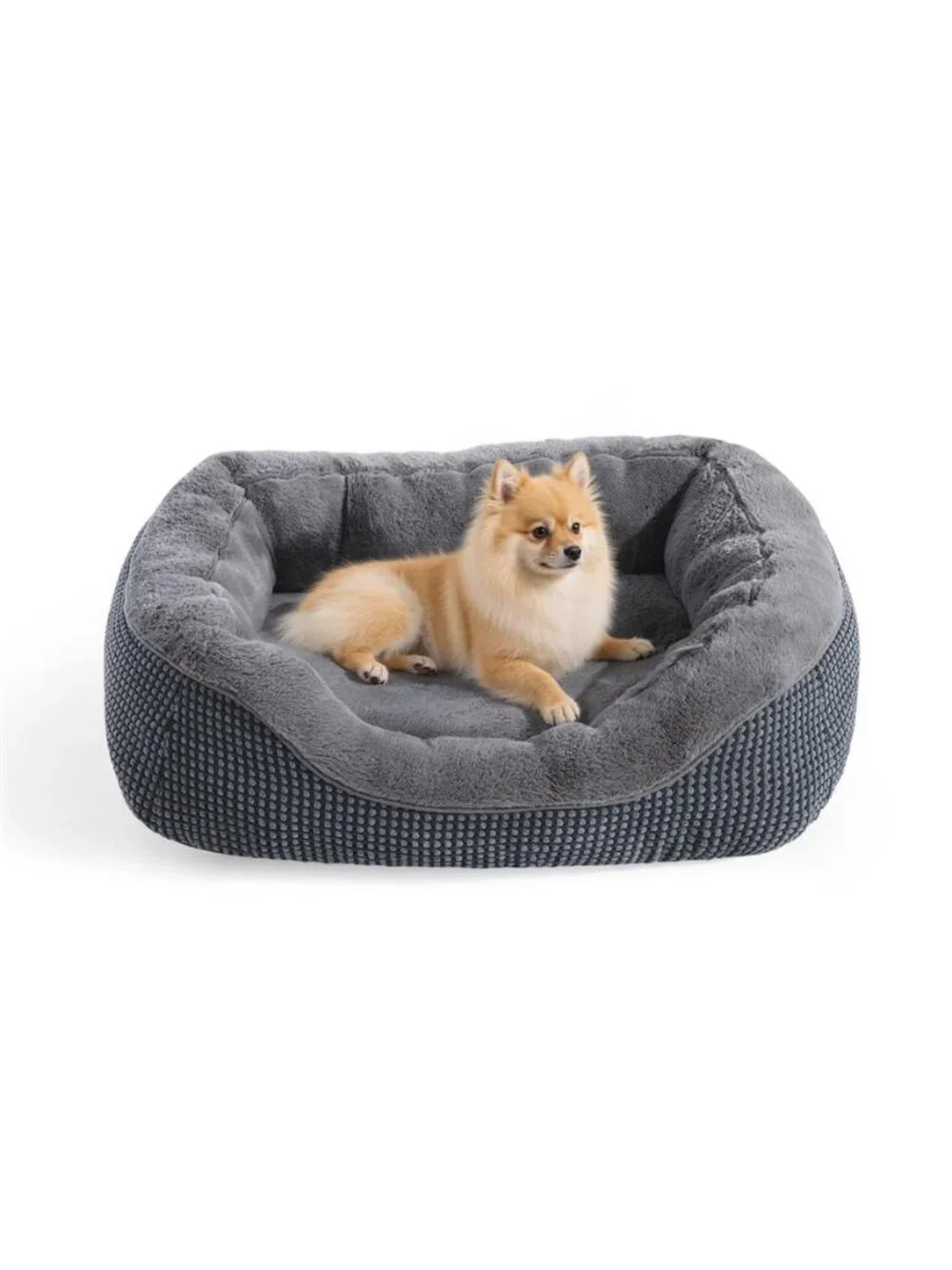 Small Dog Beds Washable Puppy Bed for Cat Beds for Indoor Cats Gray 20